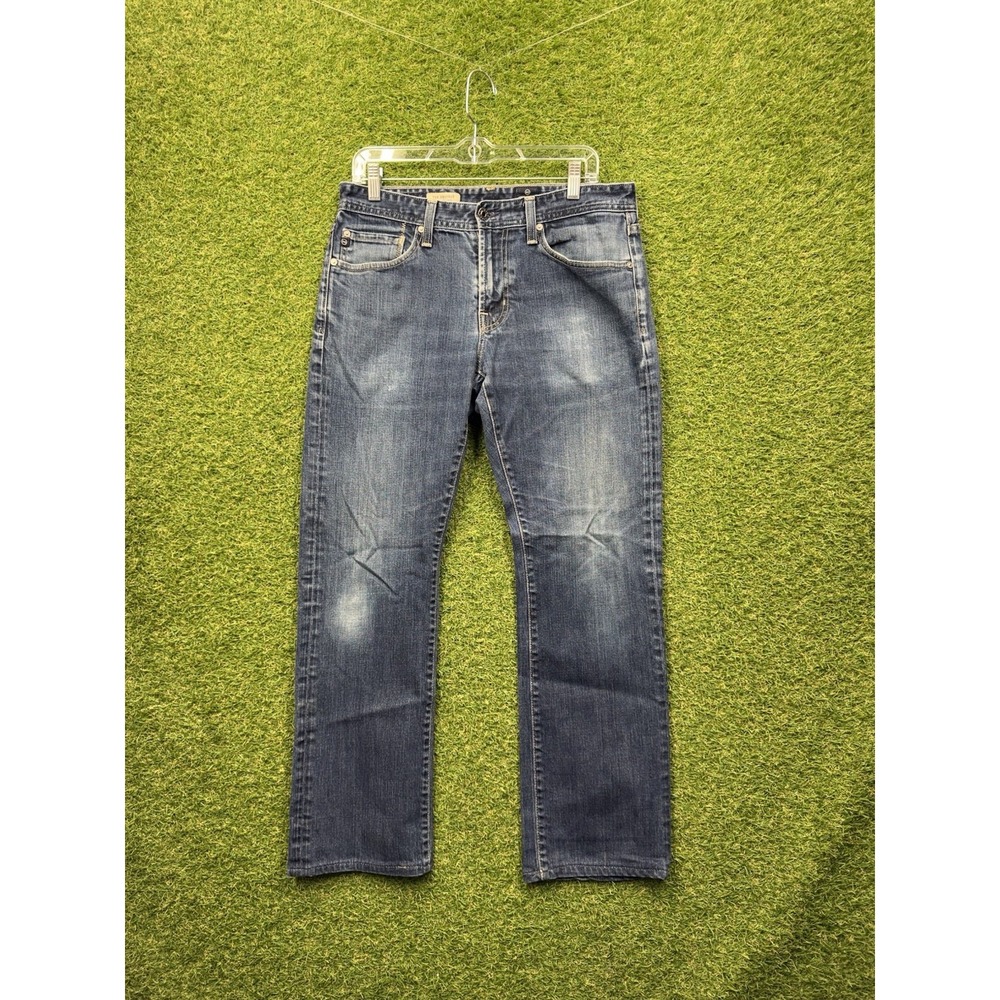 AG Adriano Goldschmied Jeans Mens 33x34 The Protege Straight Leg Dark Wash
